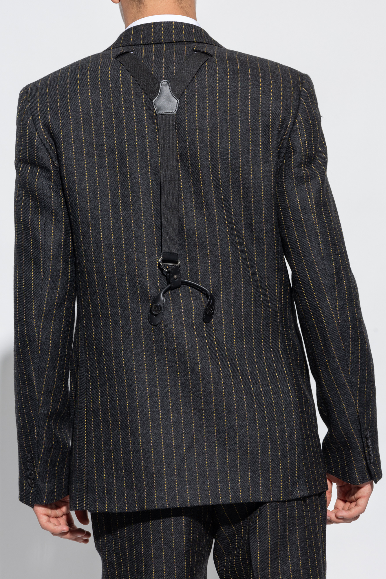 Black Blazer with suspenders Moschino - peak performance